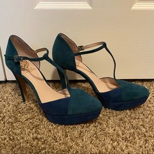 Vince Camuto two-tone pumps